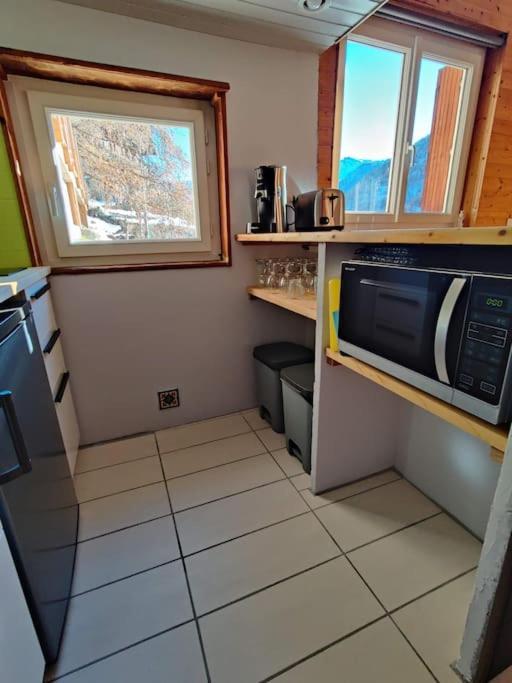 Chalet Ailleurs Appartement A Molines En Queyras Eksteriør billede