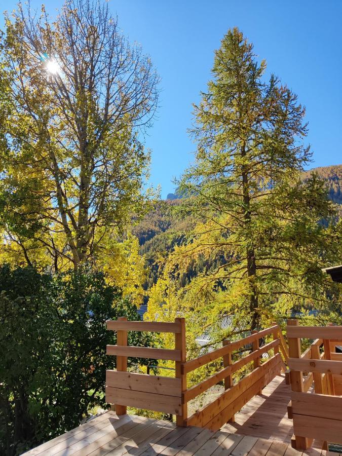 Chalet Ailleurs Appartement A Molines En Queyras Eksteriør billede